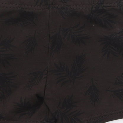 Primark Baby Brown Floral  Cropped Trousers Size 12-18 Months