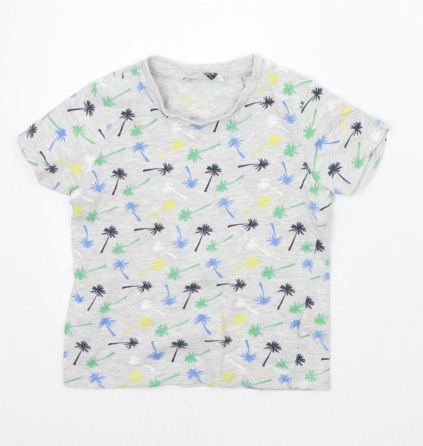 Pep & co Baby Grey Floral  Basic T-Shirt Size 18-24 Months