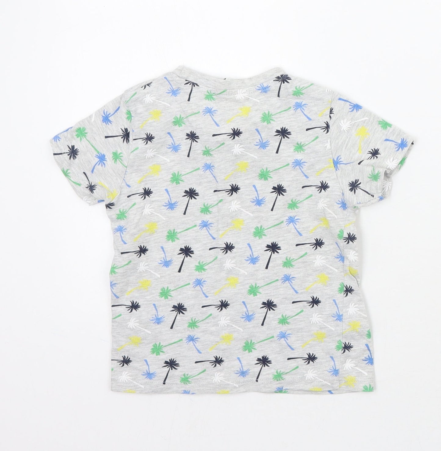 Pep & co Baby Grey Floral  Basic T-Shirt Size 18-24 Months