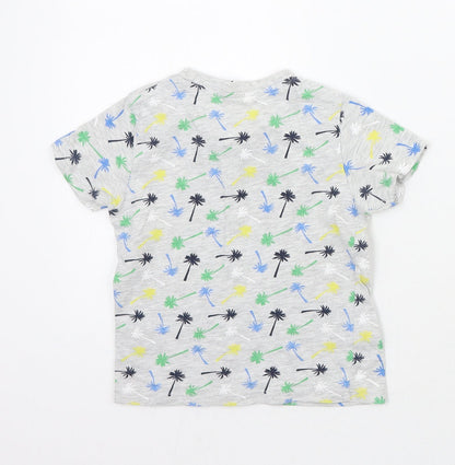Pep & co Baby Grey Floral  Basic T-Shirt Size 18-24 Months