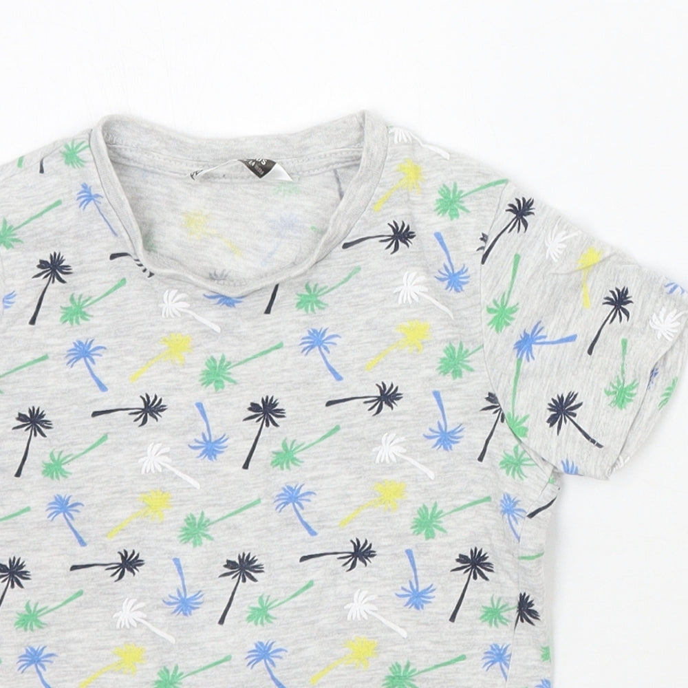 Pep & co Baby Grey Floral  Basic T-Shirt Size 18-24 Months