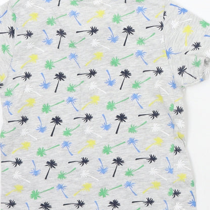 Pep & co Baby Grey Floral  Basic T-Shirt Size 18-24 Months