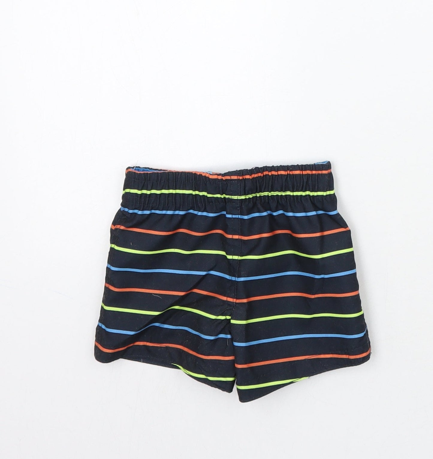 Primark Boys Black Striped  Cropped Trousers Size 3-6 Months