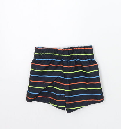 Primark Boys Black Striped  Cropped Trousers Size 3-6 Months