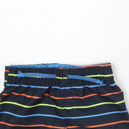 Primark Boys Black Striped  Cropped Trousers Size 3-6 Months