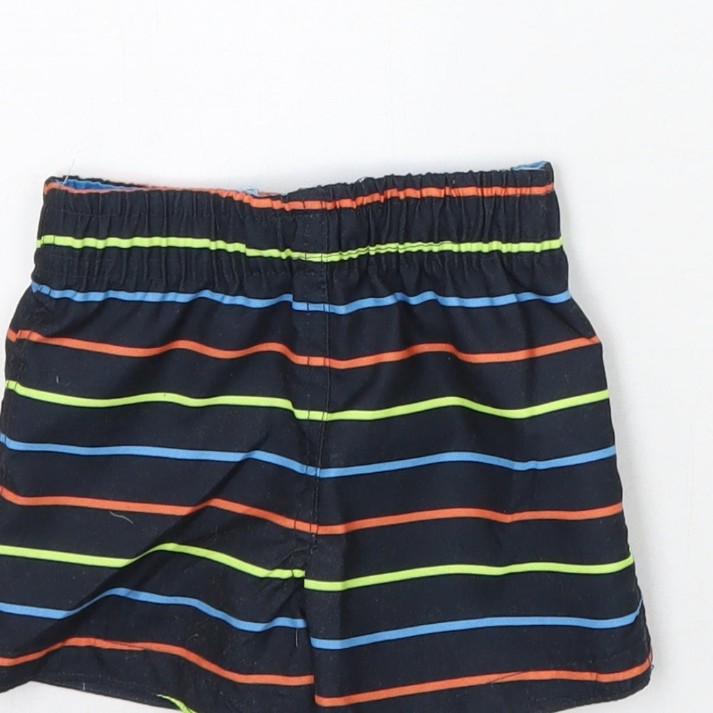 Primark Boys Black Striped  Cropped Trousers Size 3-6 Months