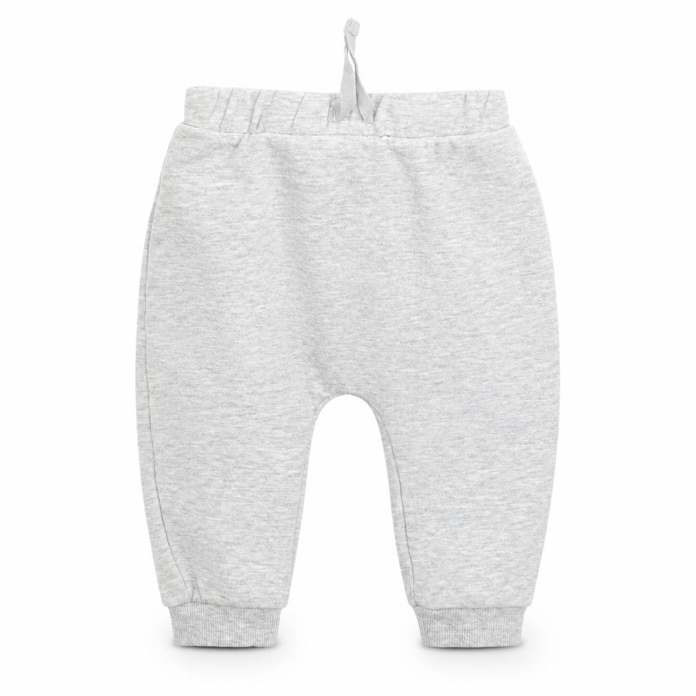 Front view of George boys’ grey sweatpants, size 6-9, months