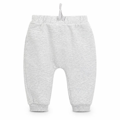 Front view of George boys’ grey sweatpants, size 6-9, months