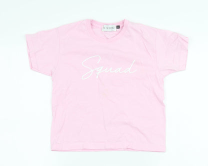 In the Style Girls Pink   Basic T-Shirt Size 3-4 Years  - Squad