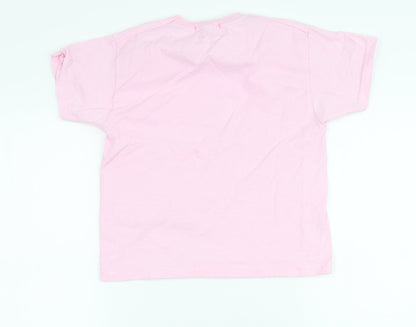 In the Style Girls Pink   Basic T-Shirt Size 3-4 Years  - Squad