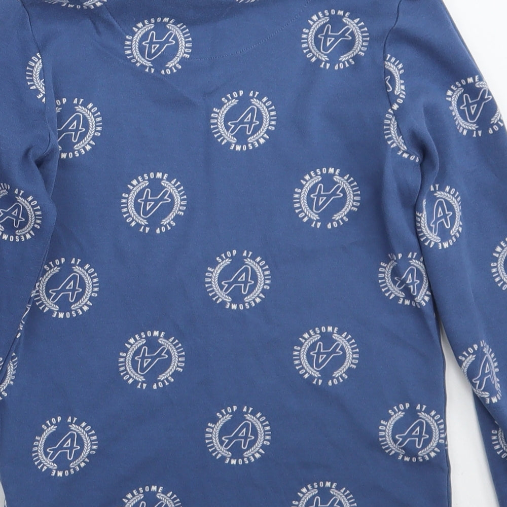 George Boys Blue   Pullover Jumper Size 6-7 Years