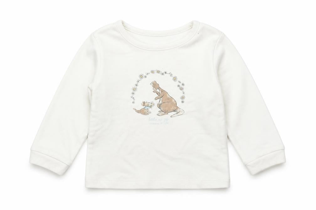 Front view of George Baby Ivory Basic T-Shirt, size 12-18, Months - Winnie the pooh