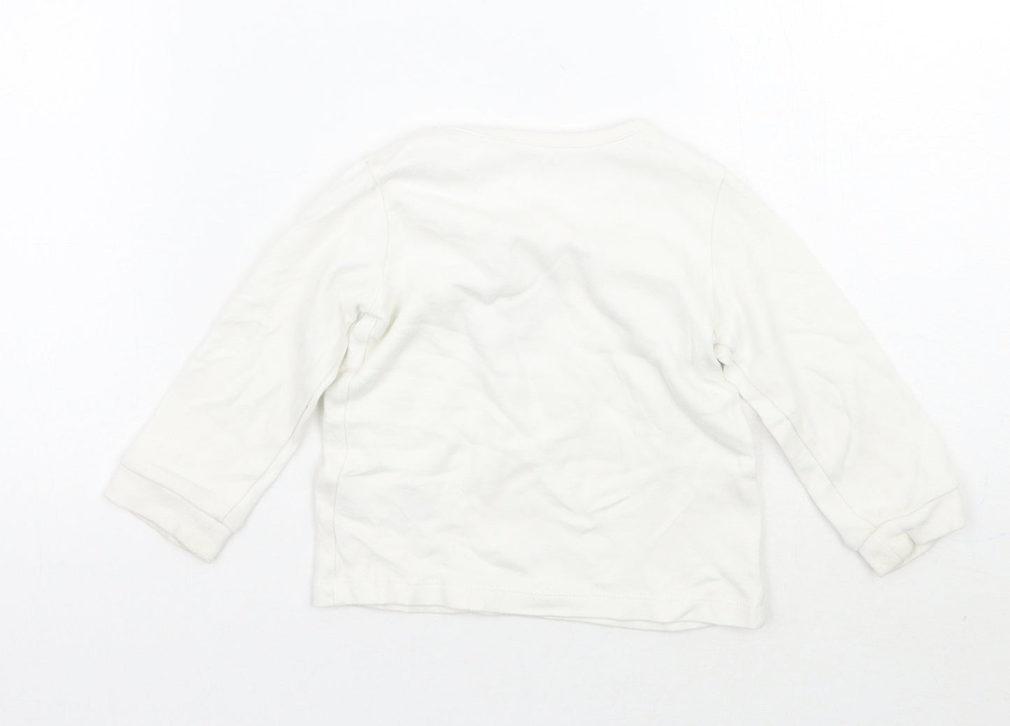George Baby Ivory   Basic T-Shirt Size 12-18 Months  - Winnie the pooh