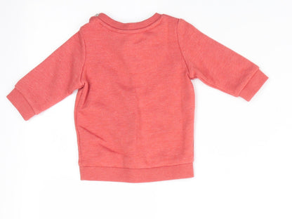 Fred & Flo Boys Orange   Pullover Jumper Size 0-3 Months  - Little Genius