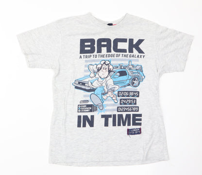 LC Waikiki Boys Grey   Basic T-Shirt Size 8-9 Years  - Back in Time