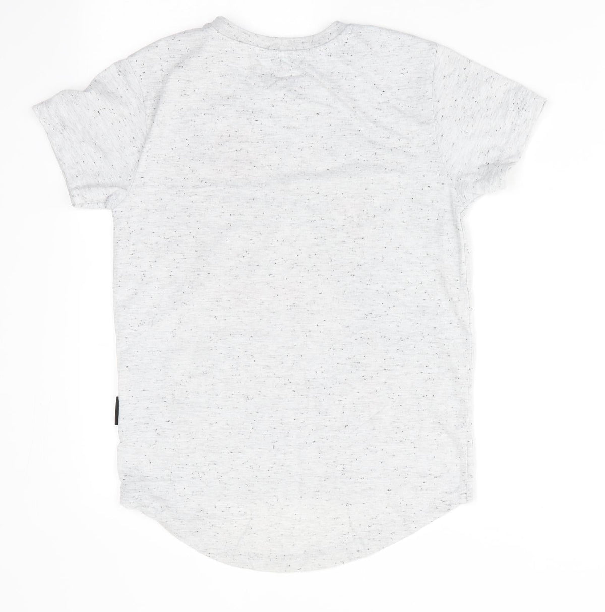 Back view of Primark boys’ grey basic t-shirt, size 7-8, years - brooklyn vibe