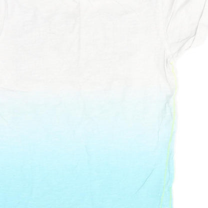 Brand and care label for George boys’ blue basic t-shirt, size 7-8, years - 1928