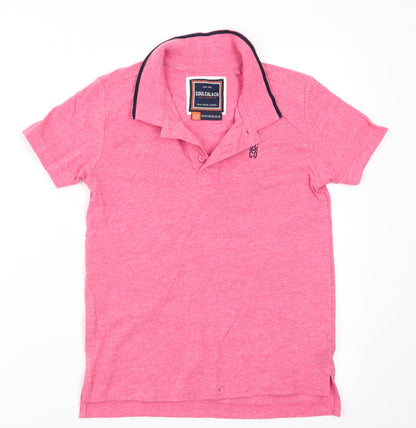 Soul & Co Boys Red   Basic Polo Size 9-10 Years  - SCCO
