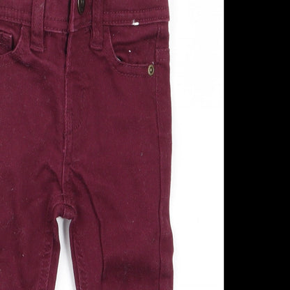 Denim Co Boys Red   Jogger Jeans Size 6-9 Months