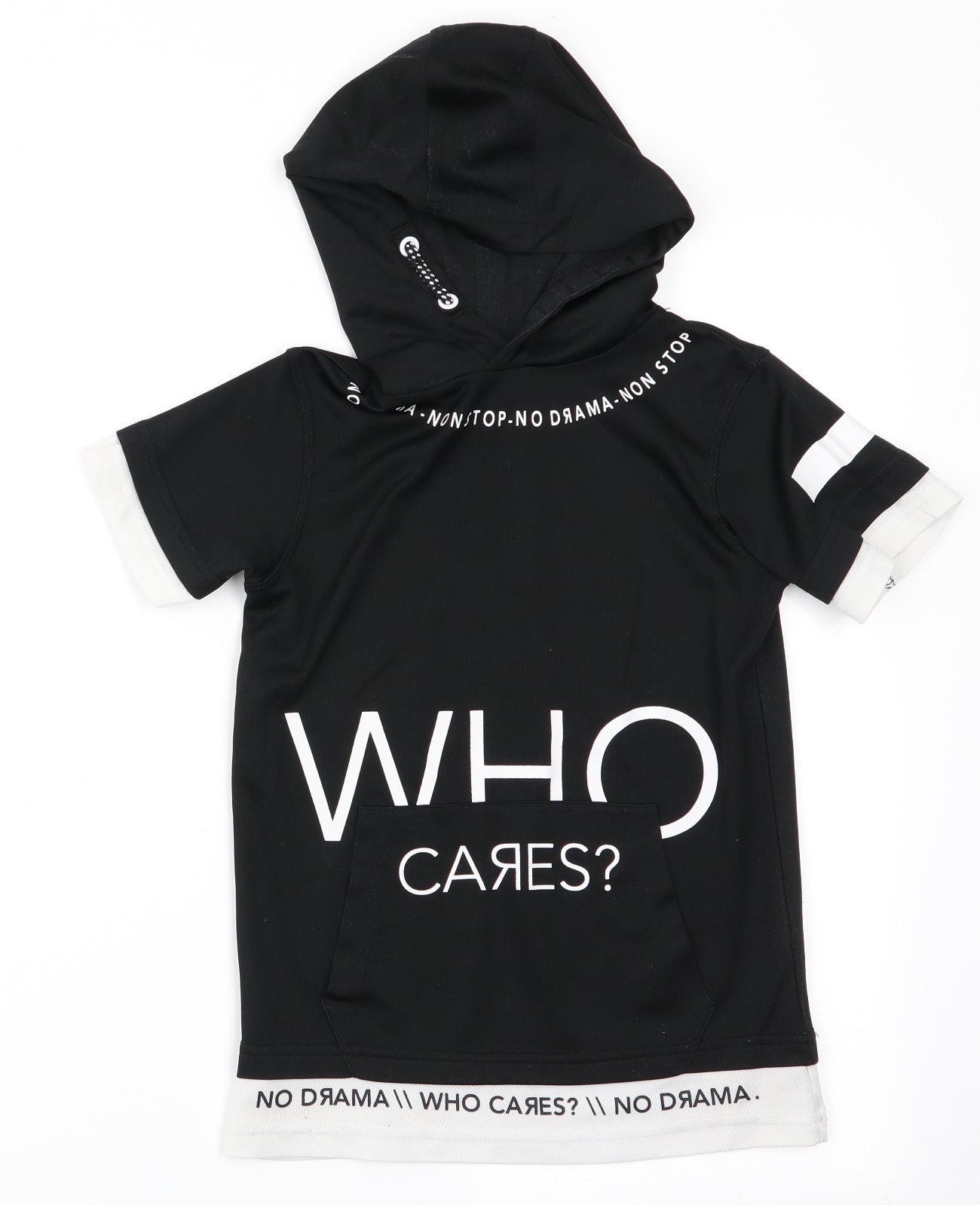 George Boys Black   Jersey T-Shirt Size 5-6 Years  - Who Cares