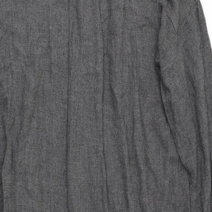 Zara Womens Grey   Shirt Dress  Size 4