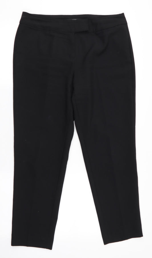 George Womens Black   Trousers  Size 12 L26 in