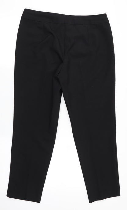 George Womens Black   Trousers  Size 12 L26 in