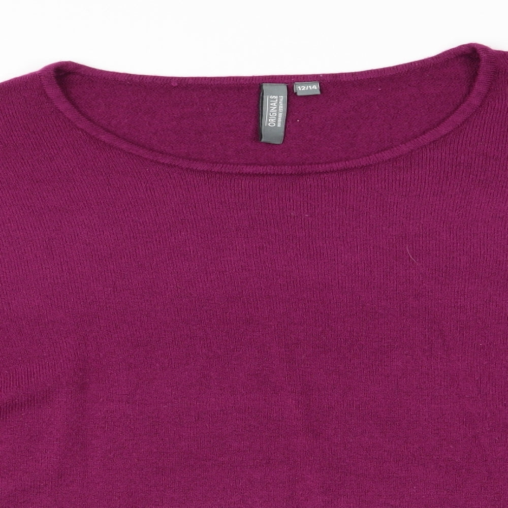 Womens UK Size 12 Originals Purple Pullover Jumper
