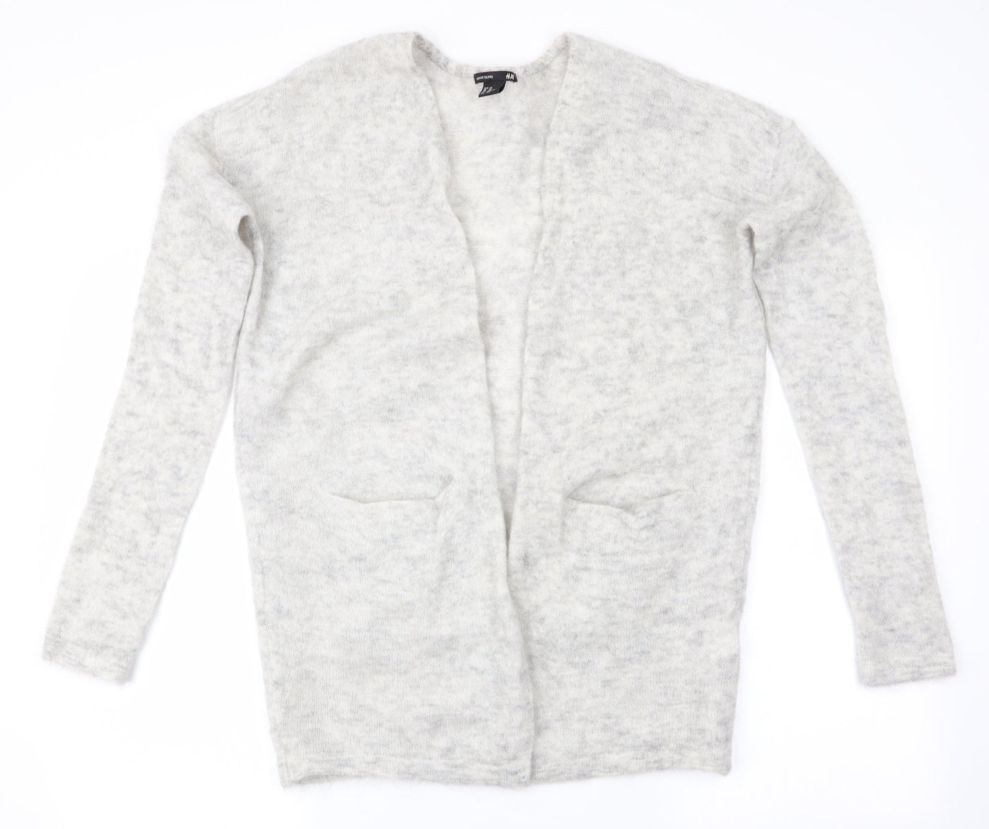 Womens UK Size 4 H&M Grey Cardigan Jumper