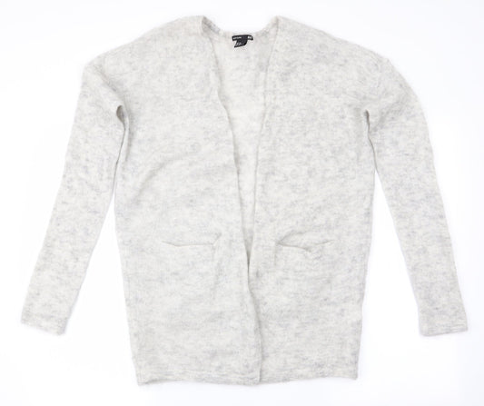 Womens UK Size 4 H&M Grey Cardigan Jumper