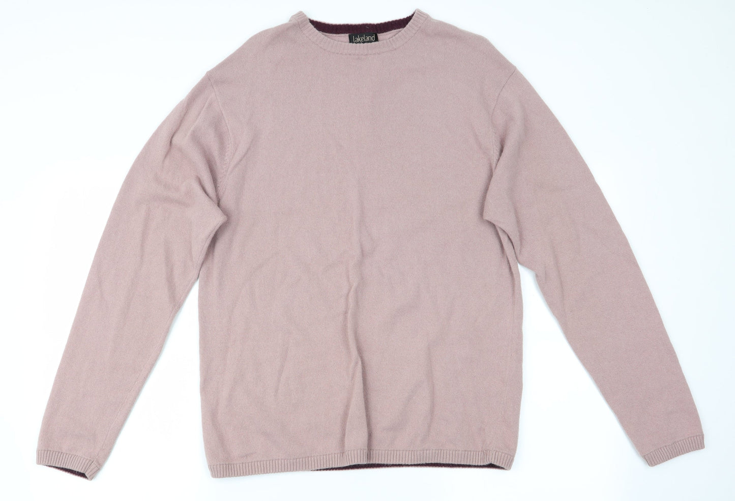 Womens UK Size M Lakeland Pink Pullover Jumper