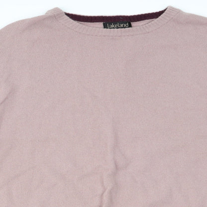 Womens UK Size M Lakeland Pink Pullover Jumper