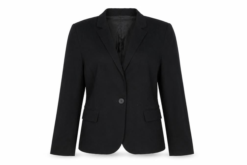 Womens UK Size 10 Zara Regular Black Suit Jacket