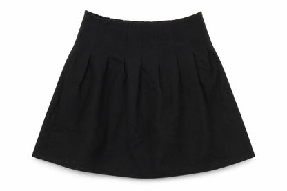 Front view of TRUTEX women’s beige a-line skirt, size UK 26, in