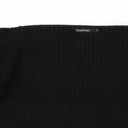 Boohoo Womens Black   Pullover Jumper Size M