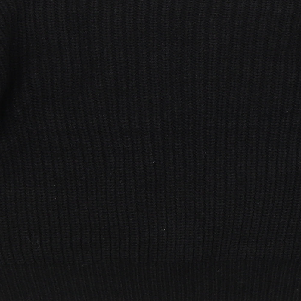 Boohoo Womens Black   Pullover Jumper Size M