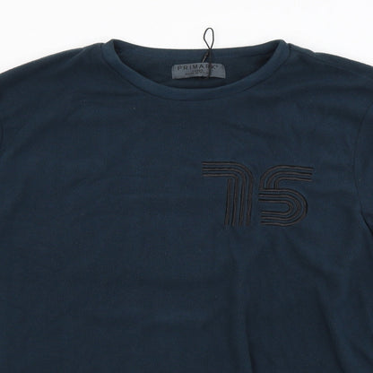 Primark Mens Blue   Pullover Jumper Size L