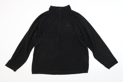 Mens UK Size XL Mountain Life Black Pullover Sweatshirt
