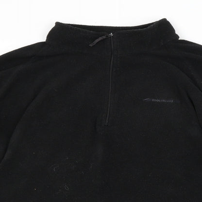 Mens UK Size XL Mountain Life Black Pullover Sweatshirt