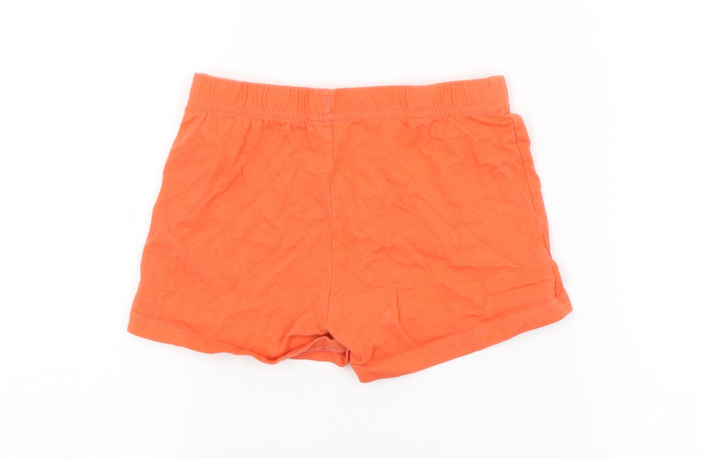Preworn Girls Red   Sweat Shorts Size 5-6 Years