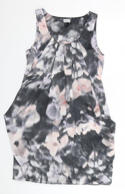 Womens UK Size 8 H&M Grey Basic Blouse