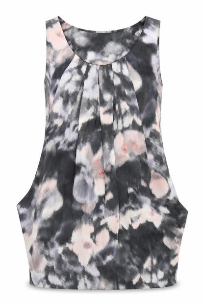 Womens UK Size 8 H&M Grey Basic Blouse
