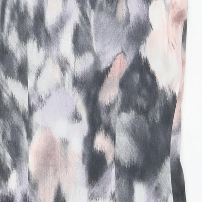 Womens UK Size 8 H&M Grey Basic Blouse