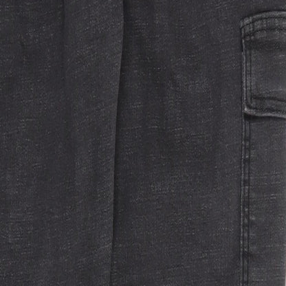 SheIn Womens Grey   Straight Jeans Size L L29 in