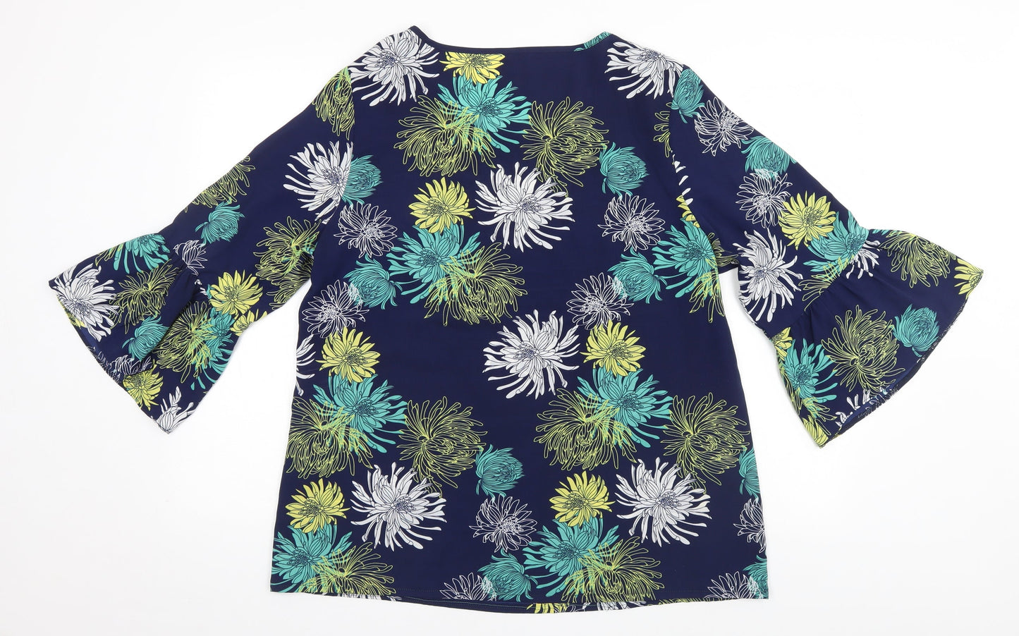 Womens UK Size  Preworn Blue Basic Blouse