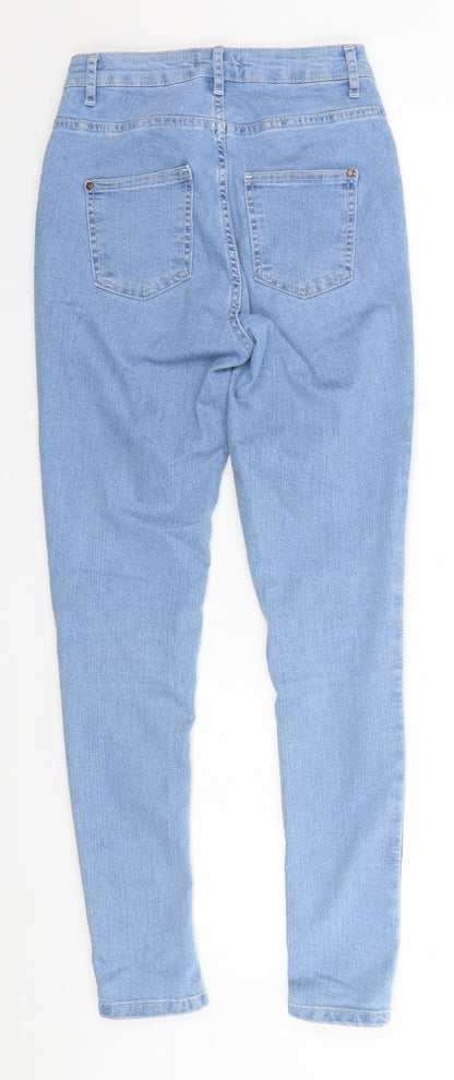 Womens UK Size 8 Selected Regular Fit Straight Blue Jeans