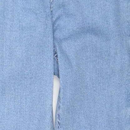 Womens UK Size 8 Selected Regular Fit Straight Blue Jeans