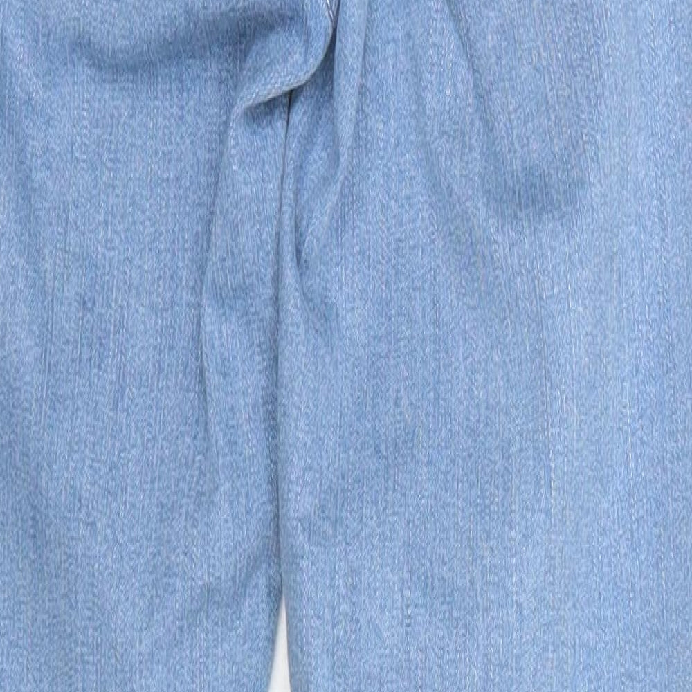 Womens UK Size 8 Selected Regular Fit Straight Blue Jeans