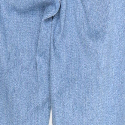 Womens UK Size 8 Selected Regular Fit Straight Blue Jeans