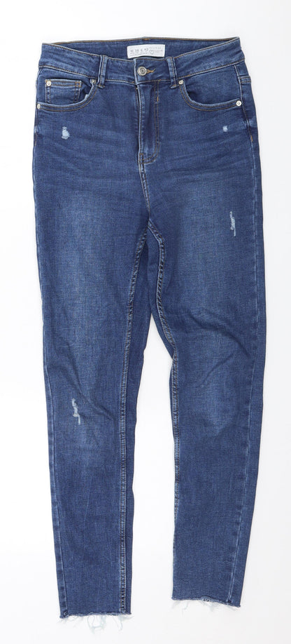 Denim & Co. Womens Black   Straight Jeans Size 10 L26 in